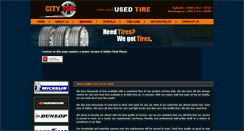 Desktop Screenshot of cityusedtire.com